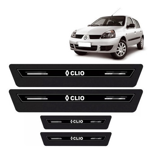Soleira Porta Premium Renault Clio Hatch Sedan 01 02 03 A 16 em Oferta na Shopee