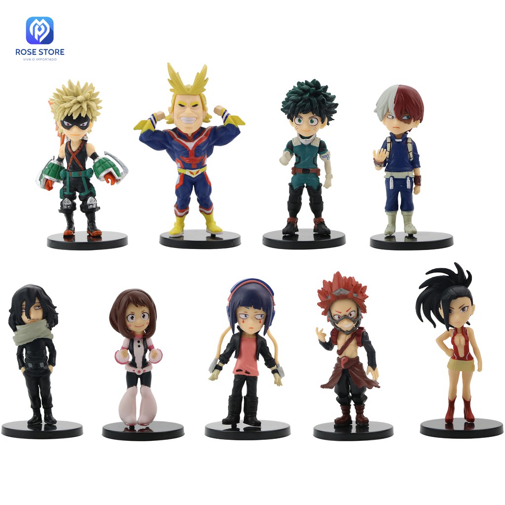 Action Figure Boneco Boku no Hero My Hero Academia Colecionáveis Mini Figure Shopee Brasil
