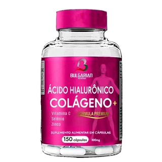 Ácido Hialurônico + Colágeno 150 Capsulas 500mg - Bulgarian