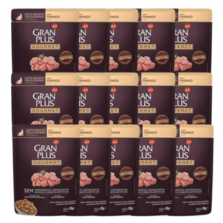 Caixa 18un Ração Úmida Granplus Sache Gato Trato Urinário Frango 85g em Oferta na Shopee