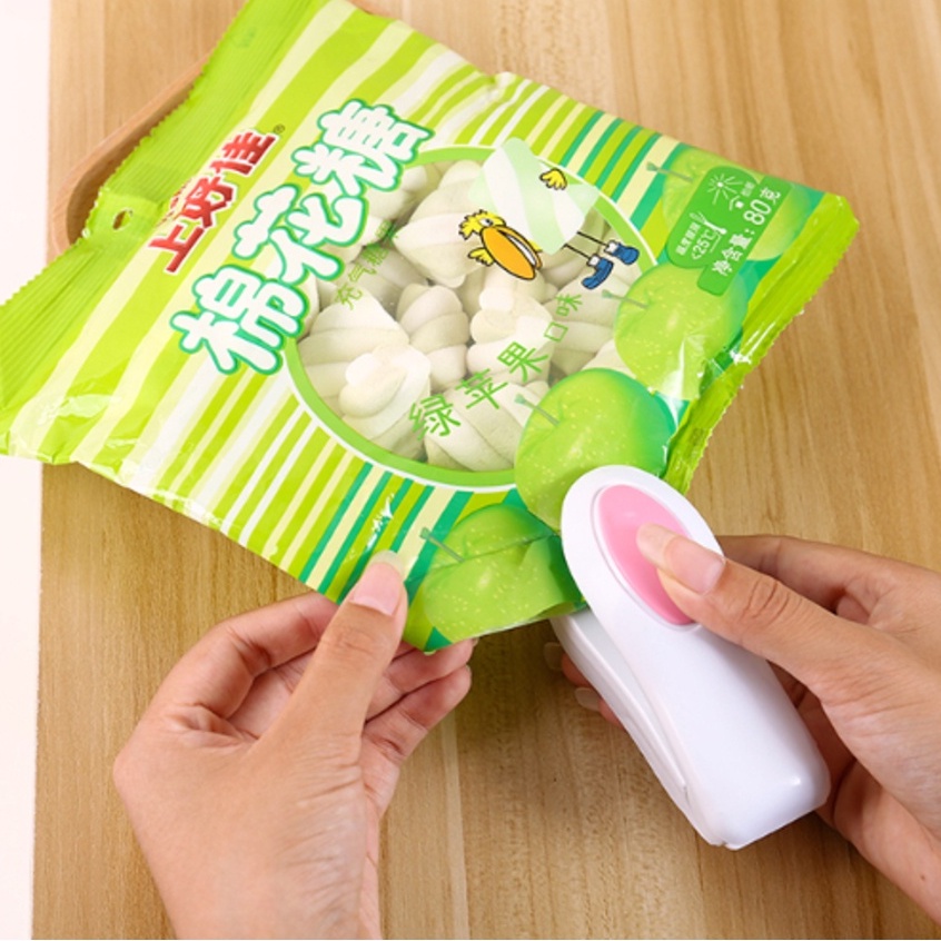 Mini Seladora Máquina Com Imã De Plástico Para Auxiliar Na  Cozinha Veda Comidas E Legumes