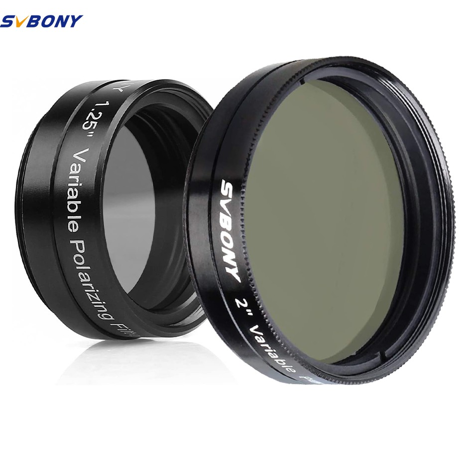 Svbony SV128 Telescope Filter 1.25/2 inches Variable Polarizing Filter for Astronomical Telescope Eyepiece - Cameras & Drones