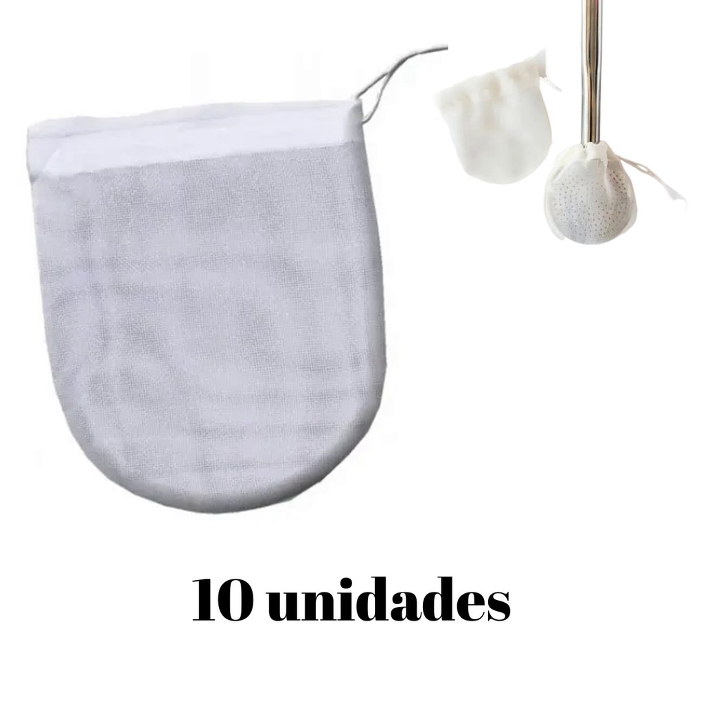 Filtro para erva mate 10 unidades camisinha chimarrão filtro bomba chimarrão
