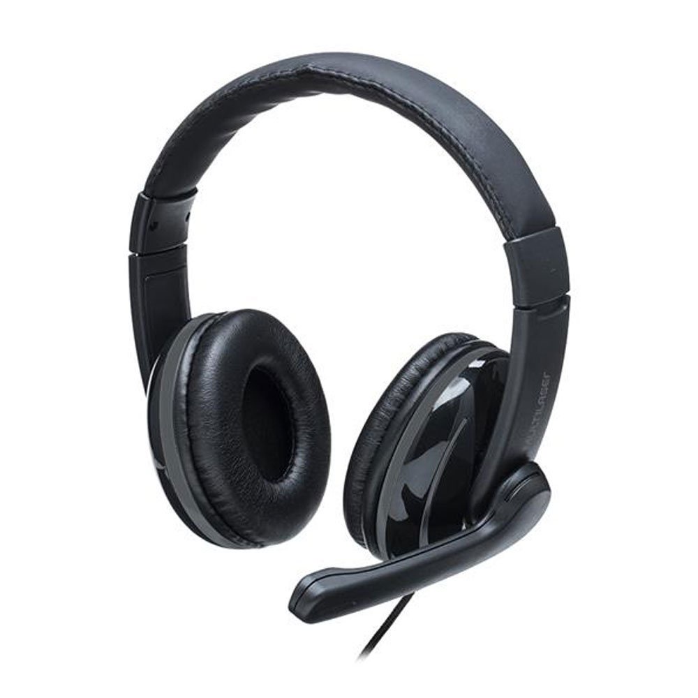 Headset Pro Conexão USB com Mic e Cancelamento de Ruído Controle de Volume Preto Multi - PH317 - Audio