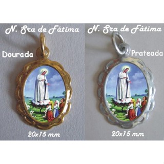 Pingentes com a Imagem de Nossa Senhora De Fátima - 2.0 X 1.5 Cm em Oferta na Shopee