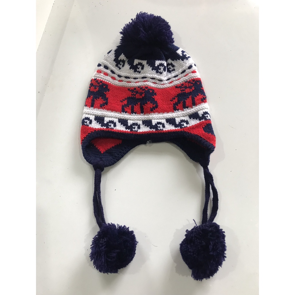 Touca Infantil Juvenil Peruana Infantil Gorro de Criança Pompom Toca Estilo Chaves Forrado de Lã