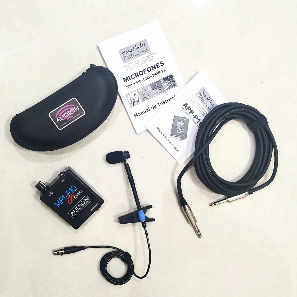 Microfone para percussão completo pandeiro tanta rebolo cuíca e outros