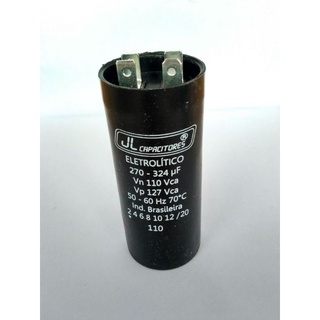 Capacitor Eletrolítico Partida Motores 270-324Uf 110v Ac