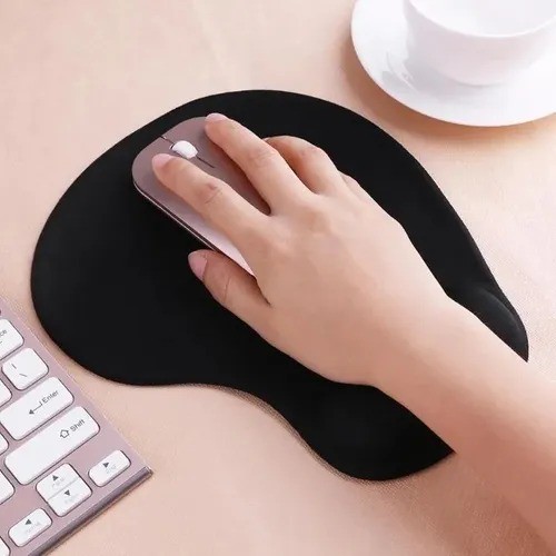 Mouse Pad Ergonômico Apoio em Gel Punho Pulso — R$ 29,99 em Shopee, 19% OFF