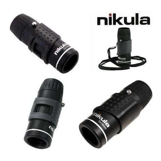 Monóculo Nikula Luneta 7x18 Golfscope 150m Militar Espiao