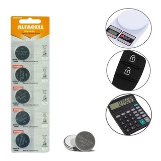 Cr2032 Bateria Pilha Cartela 5 Unidades Alcalina Botao