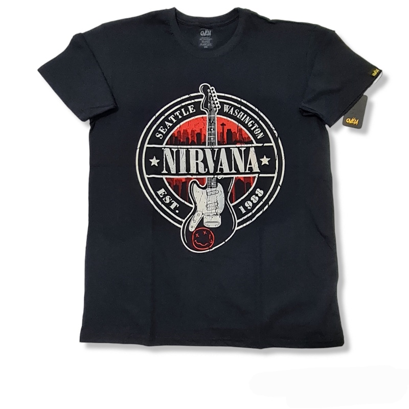 Camiseta Nirvana Seattle Shopee Brasil