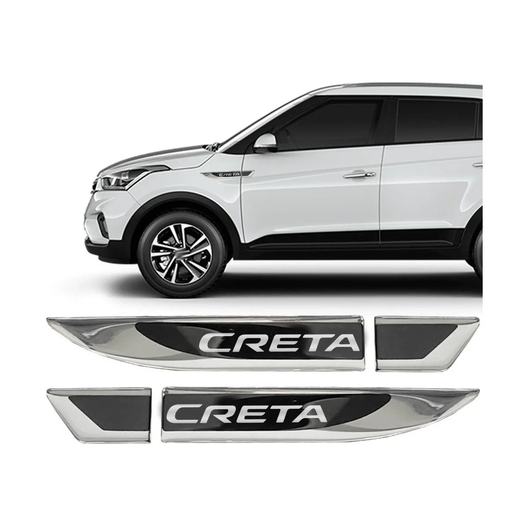 Emblema Lateral Resinado Hyundai Creta 2017 2018 2019 2020