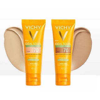 Protetor Solar Facial Idéal Soleil Purify Com Cor Fps 70 Com 40g