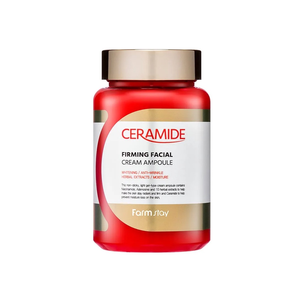 farmstay ceramide firming facial cream ampoule 250ml — imagem 2 de 2