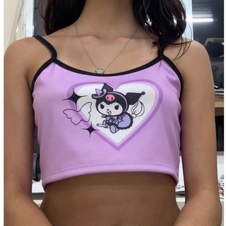 cropped kuromi bruxinha
