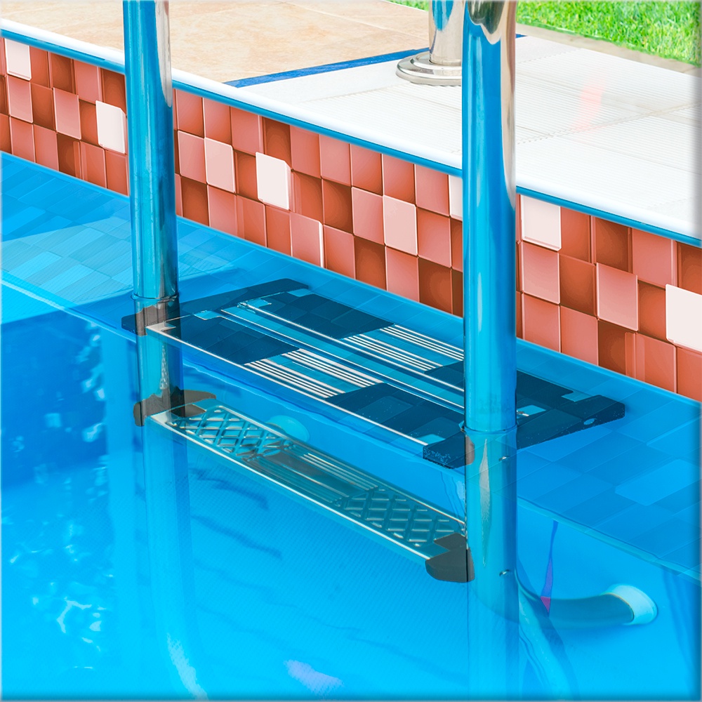 Faixa de Piscina Decorativa Adesiva Coral Degradê