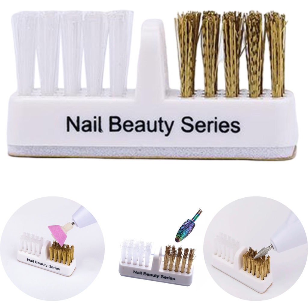Escovinha De Aço P/ Limpeza De Brocas E Pinceis Unhas De Gel