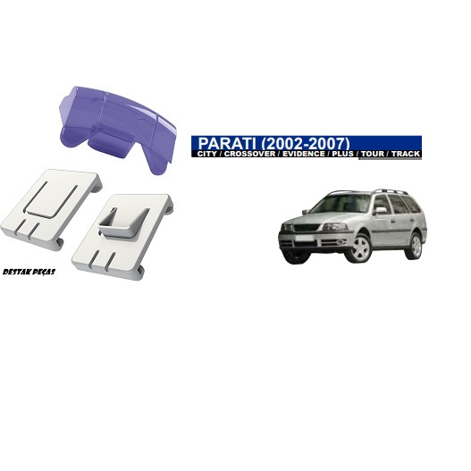 Kit De Deslize do Banco Moderno Volkswagem  Parati CITY / CROSSOVER / EVIDENCE / PLUS / TOUR / TRACK