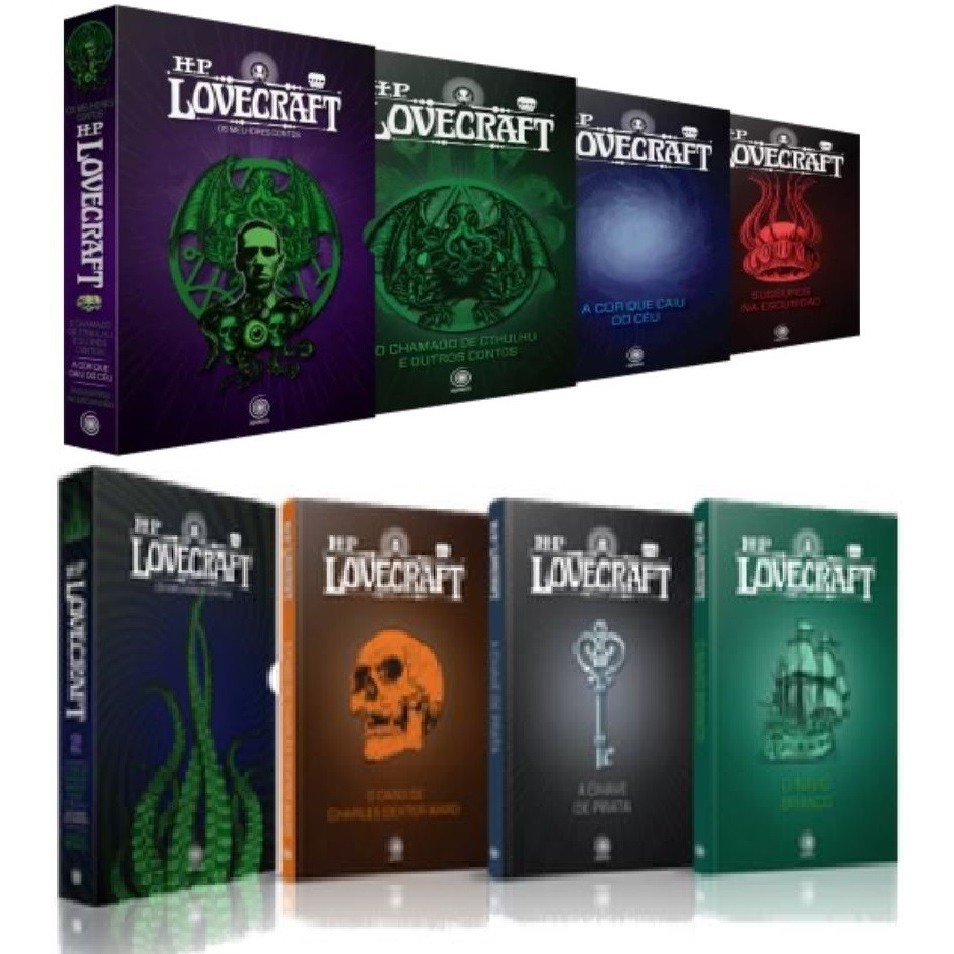 Coleção 2 Box Hp Lovecraft Os Melhores Contos - 6 Livros | Shopee Brasil