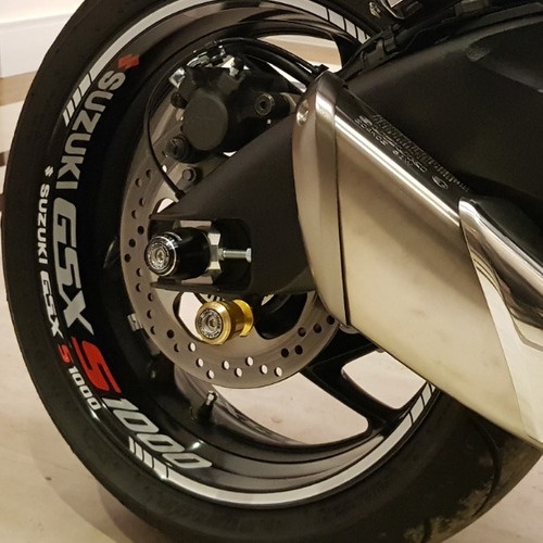 Friso Refletivo Aro + Adesivo Roda Moto Suzuki Gsx S 1000 M7