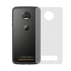 Película Traseira de Fibra de Carbono Transparente para Motorola Moto Z2 Force - Gshield
