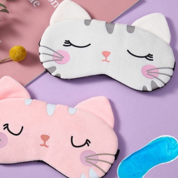 Mascara Para Descanso Com Bolsa De Gel Térmico Máscara De Olho Para Dormir em Oferta na Shopee