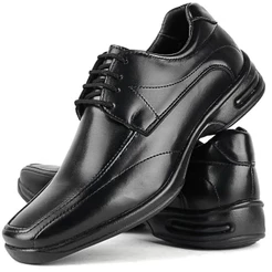 Sapato Social Masculino Couro Ortopedico Elegante Pronta Entrega