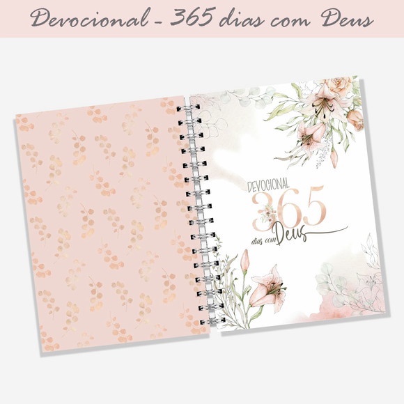 Planner Devocional 365 Dias Personalizado