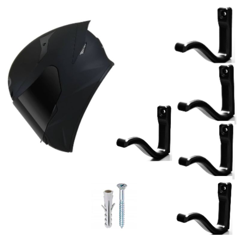 kit 05 suporte de capacete minimalista, oferta relâmpago promoção em Oferta na Shopee
