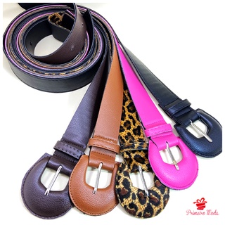Cinto Feminino - Fivela redondo Nova moda