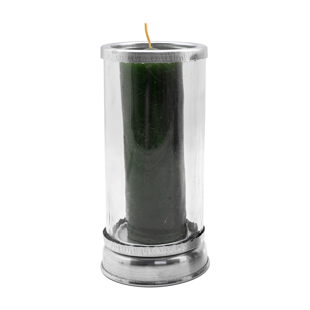 Castiçal Porta Vela 7 Dias de Vidro Base Alumínio Super Promoção em Oferta na Shopee