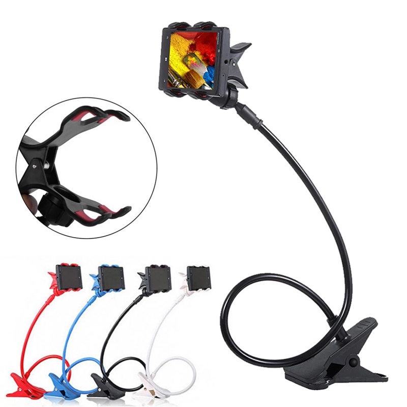 Kit 10 Suporte Celular Garra Mesa Fixador Cabeceira Portátil Colorido