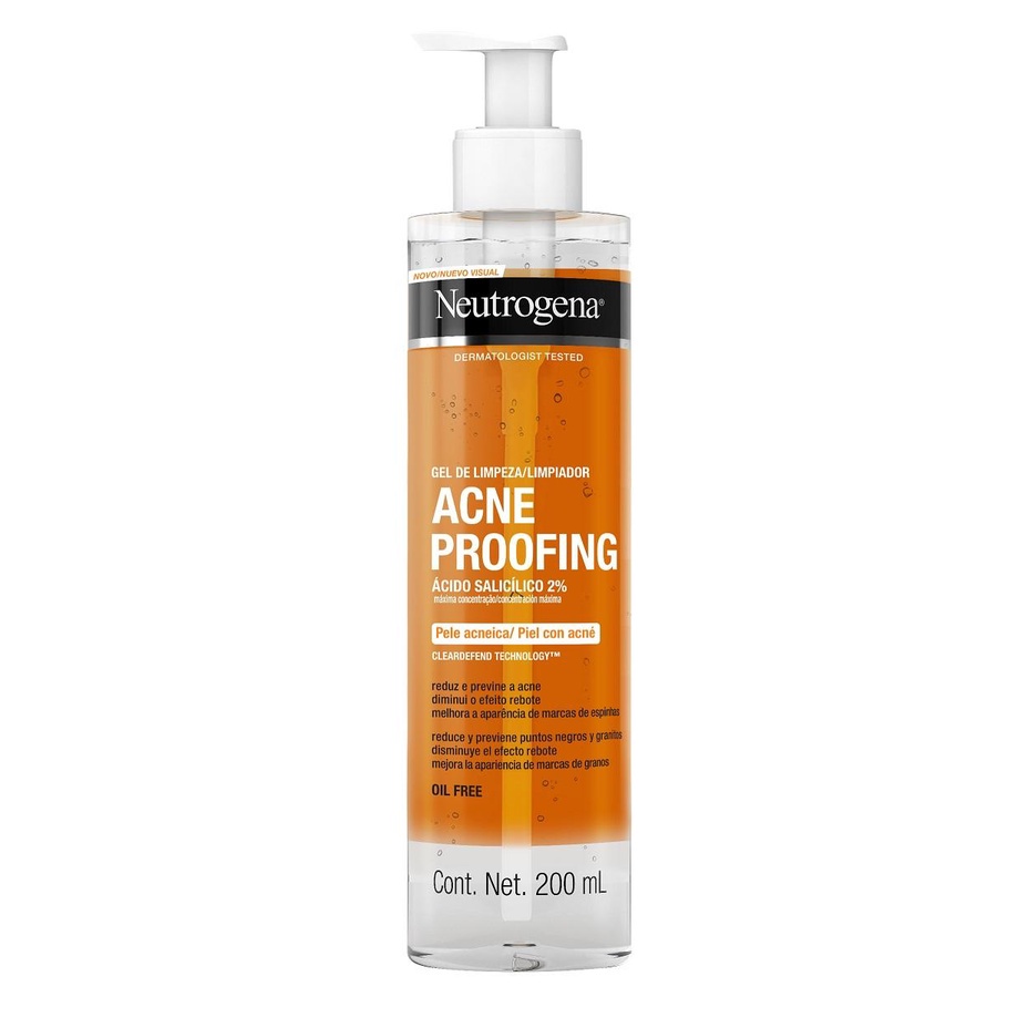 Neutrogena Acne Proofing Gel de Limpeza Facial 200ml