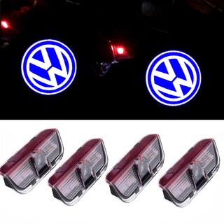 4 Peças LED Porta Do Carro Luz De Boas-Vindas Projetor Decorativo Lâmpada Logotipo Para VW Passat B6 B7 Sharan CC Golf 5 em Oferta na Shopee