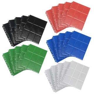 Folhas 18 Bolsos Gamegenic para Fichario para cards Yugioh Magic Pokemon escolha a cor