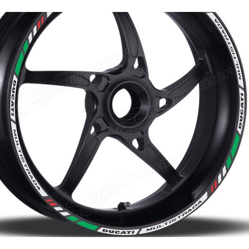 Friso Adesivo Refletivo M11 Roda Moto Ducati Multistrada