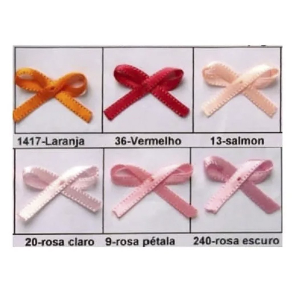 Lacinho Cetim 3001 * 2,0 Cm Laço & Cia - 200 lacinhos