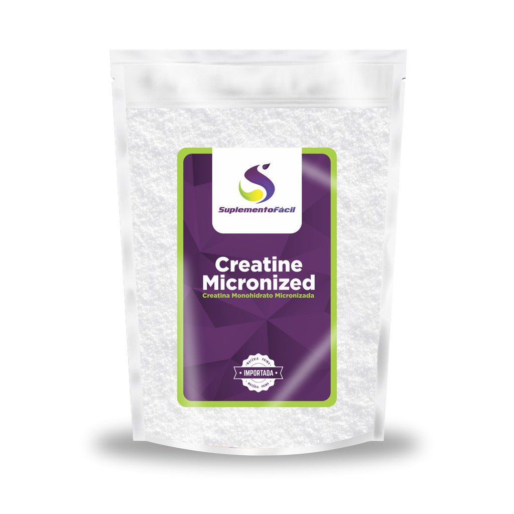 Creatina Pura 1kg - 100% Pura Creatina - Suplemento Fácil