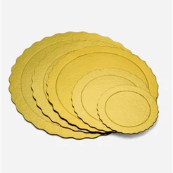 10 Cake board base para bolos dourada todas medidas//(CHOCO)