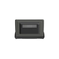 Moldura 10.1 Flutuante Chinês Fiat Argo 17 Cronos 18 - Preto fosco C/ Filete grafite