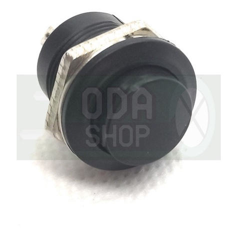 Chave Botão Interruptor Bujão Sem Trava Na R13-507 Original Preto