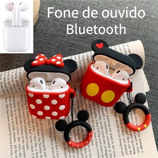 Fone De Ouvido Sem Fio bluetooth Tws i12 Intra Auriculares Para Android E xiaomi