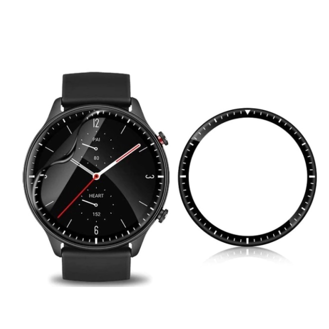 Película compatível com GTR 4 / 3 / 3PRO / 2 / 2e Amazfit Proteção para Tela Smartwatch 3D