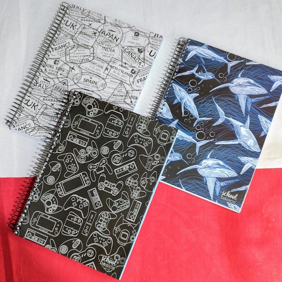 Caderno Masculino 10 matérias com 160 Folhas