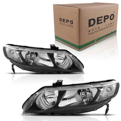 Farol Civic 2006 2007 2008 2009 2010 2011 Foco Duplo Cromado
