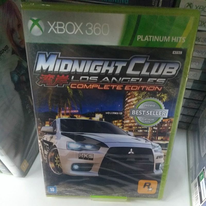 Midnight Club Los Angeles Complet Edition - Xbox 360 original lacrado |  Shopee Brasil