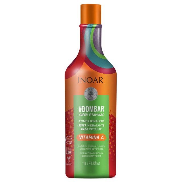 Inoar Bombar Super Vitaminas - Condicionador 1L em Oferta na Shopee