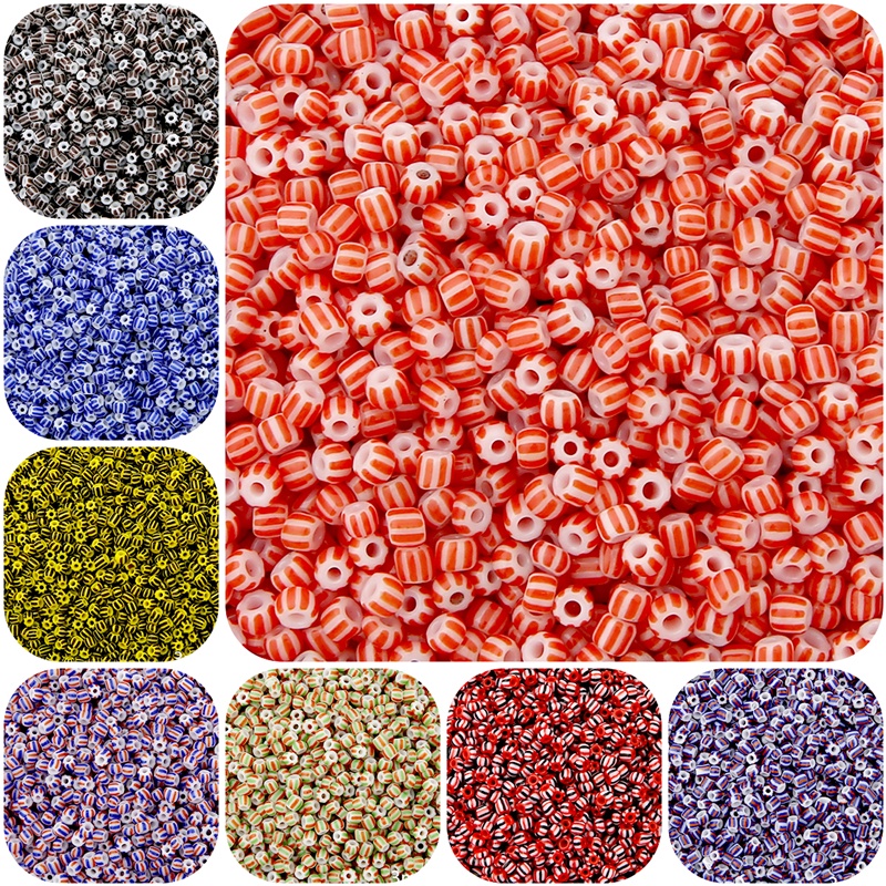 20g 650 Pçs 3mm Contas De Semente De Vidro Checo Linha Melancia Para Fazer Jóias DIY Pulseira Colar Brinco Roupas Acessó
