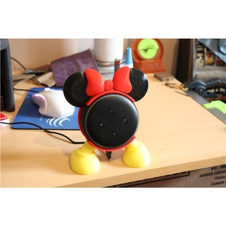 Suporte Apoio de Mesa Amazon Alexa Echo Dot 3 - Minnie ou Mickey Mouse
